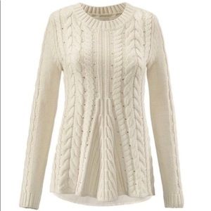 Cream CAbi Sweater